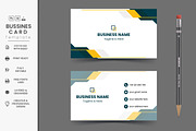 Modern abstract business card, a Business Card Template by DESIGNSKIT (Thumbnail 1 of 2)