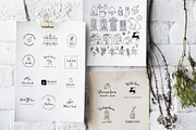 Magic Winter script font duo & logos, a Script Font by Tabita's shop (Thumbnail 6 of 20)