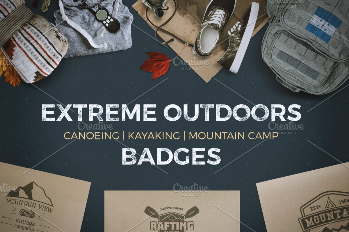 52 Camping Logos + 20 Icons Bundle, a Branding & Logo Template by JeksonGraphics (Photo 7 of 15)