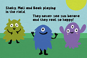 Sunny Monsta - Playful Typeface, a Sans Serif Font by Scratch Design (Thumbnail 4 of 15)