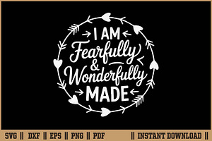 I am Fearfully and Wonderfully Made, a Seasonal Illustration by Handy Arts Studio