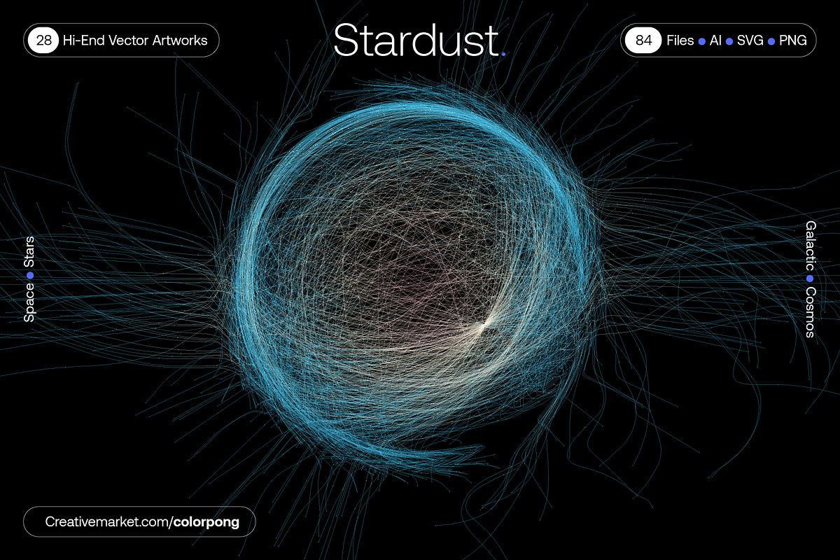 Stardust - Vector Bundle, a Technology Illustration by Colorpong (Photo 14 of 21)