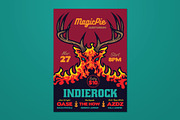 Hell Deer Illustrated Flyer, a Flyer Template by ashenterprise (Thumbnail 1 of 3)
