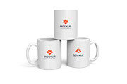 Three Coffee Mugs Stack Mockup, a Product Mockup by graphypix (Thumbnail 1 of 4)