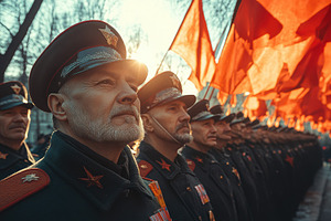 Soldiers in military uniforms standi, a Photo by Tanuart