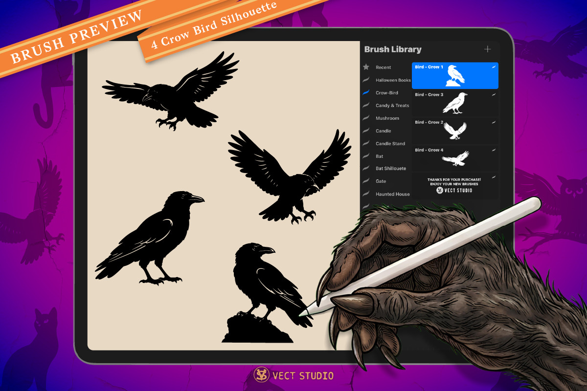 Halloween 209 Stamps Collection, a Brush Add-On by vectstudio (Photo 22 of 39)