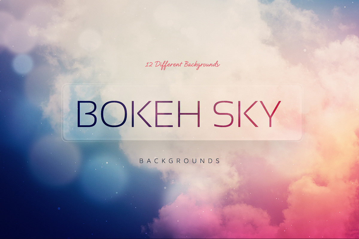 Bokeh SKY Backgrounds, a Wallpaper Graphic by BIBIART (Photo 5 of 5)