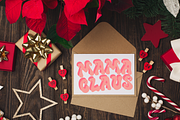 Christmas Bubble is retro font duo, a Handwritten Font by Brown Cupple (Thumbnail 4 of 7)
