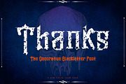 Zeularys - Decorative Blackletter, a Blackletter Font by Dhabee (Thumbnail 8 of 16)