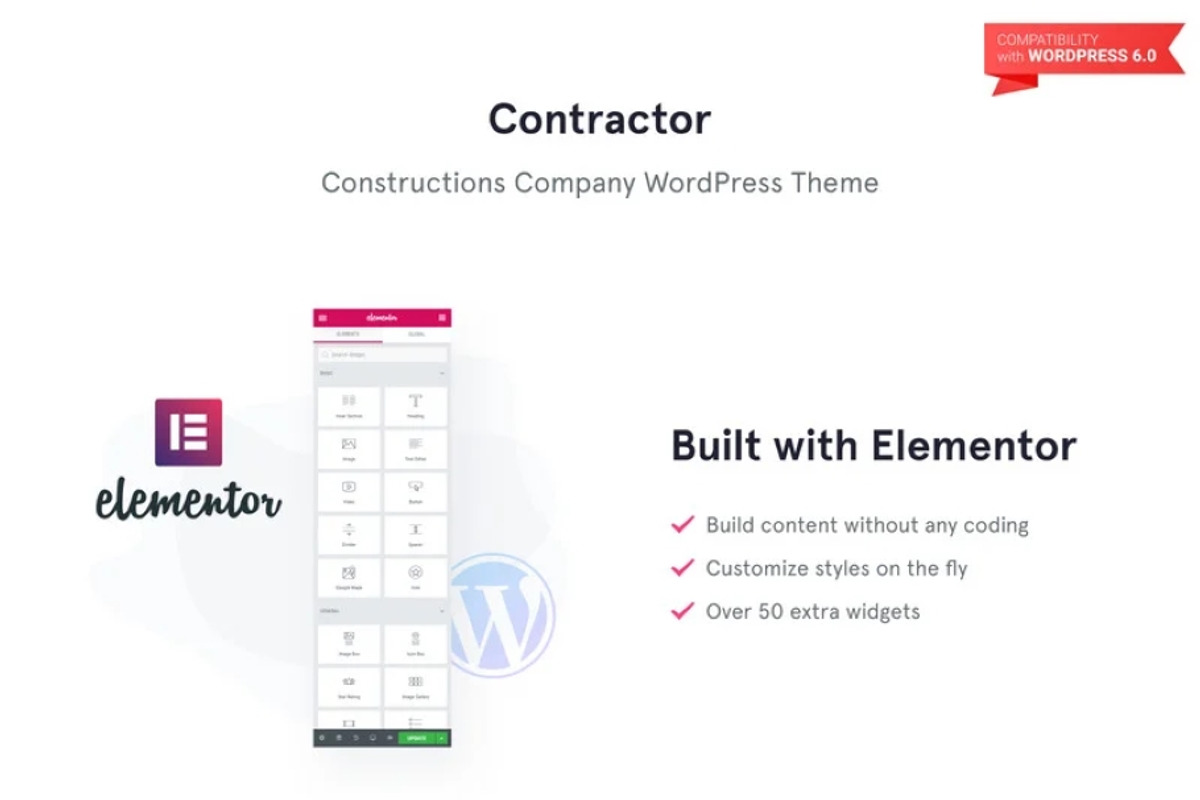 Contractor - Construction Company, a WordPress Template by Zemez (Photo 2 of 5)