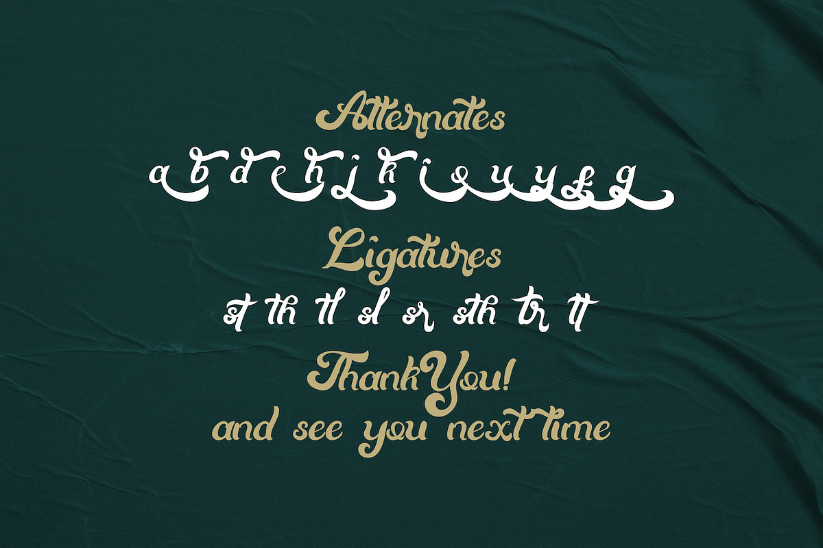 Mentari - Bold Script Font, a Script Font by StringLabs (Photo 13 of 14)
