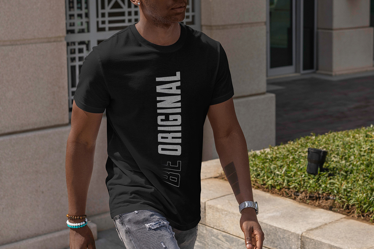 T-Shirt MockUp African Men, a Shirt Mockup by Dikarte.Store (Photo 4 of 14)