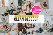 Clean blogger Lightroom presets, an Action Add-On by Presetsh.com (Thumbnail 1 of 10)