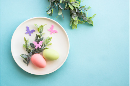 Easter table setting, Easter food, a Food & Drink Photo by Nadia-nb