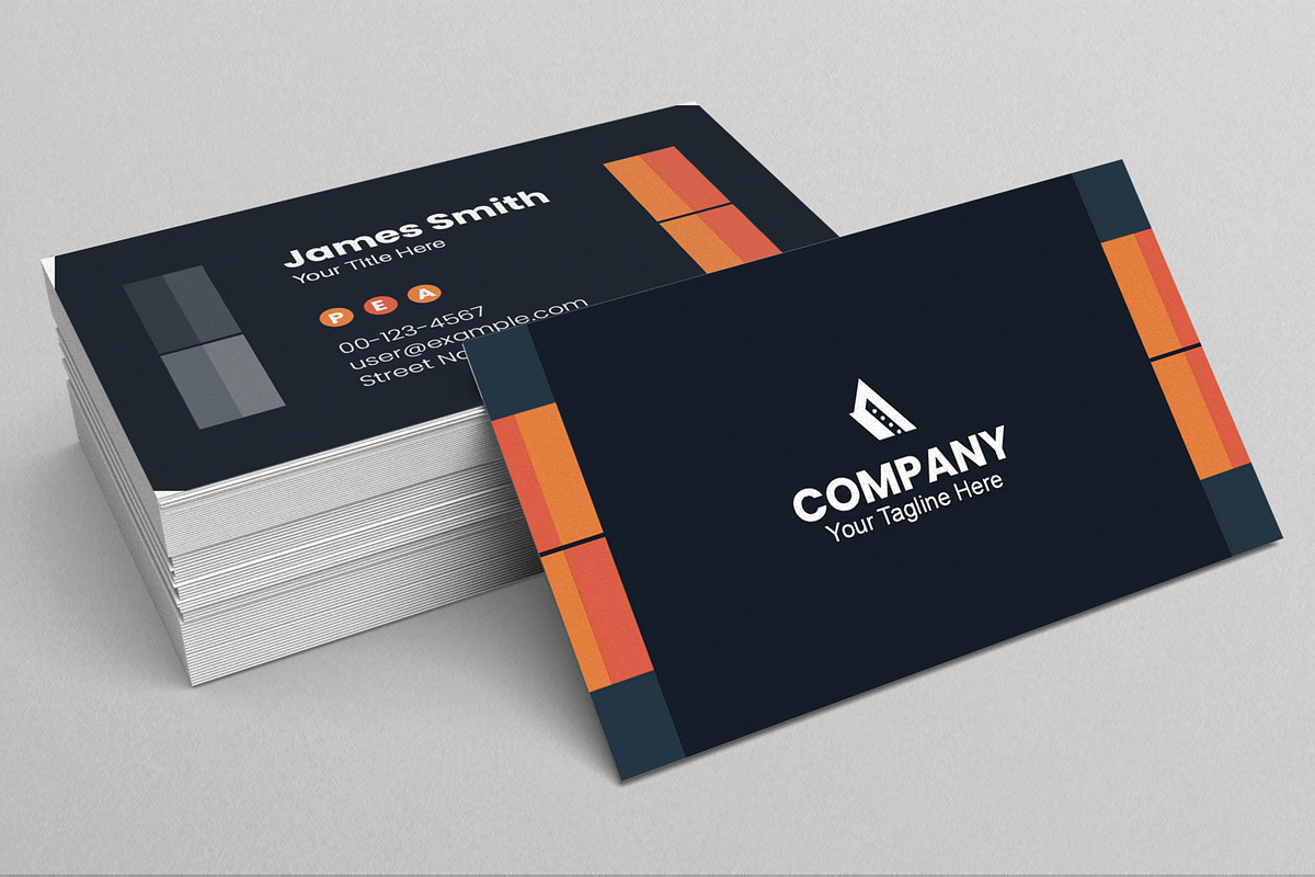 Modern Business Card Template, a Business Card Template by MightyDesign (Photo 2 of 6)