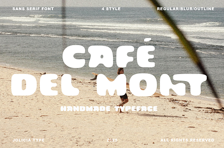 Cafe Del Mont | Handwritten Sans, a Sans Serif Font by Jolicia Type