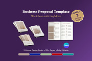 Business Proposal Bundle 3 Packs, a Brochure Template by B2 Studio (Thumbnail 1 of 18)