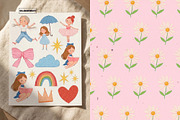 Cartoon Whimsical Girl Party Clipart, an Object Illustration by likorbut (Thumbnail 7 of 7)