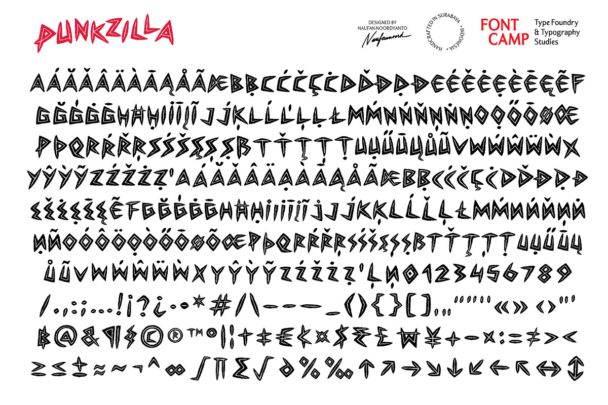 Punkzilla Font, a Handwritten Font by Fontcamp Type Foundry (Photo 3 of 11)