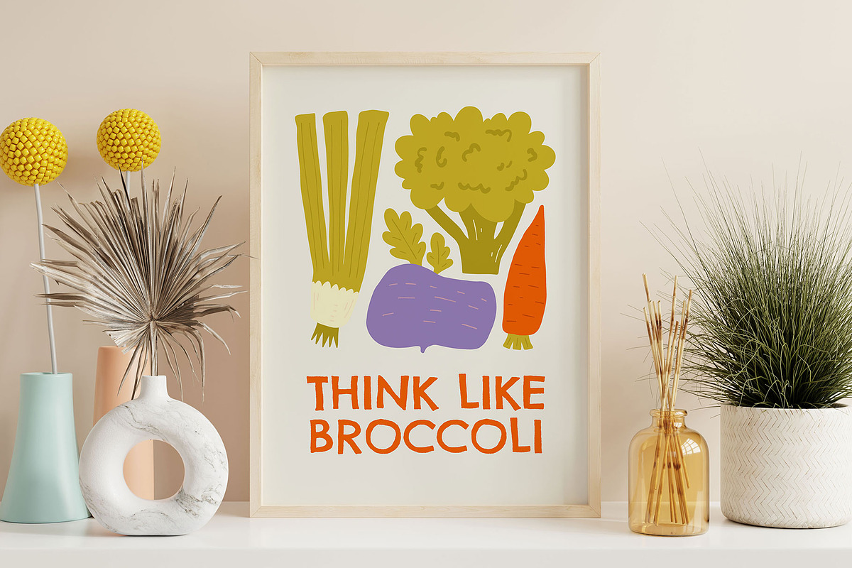 Healthy Food | Wall Art Collection, an Object Graphic by Leleka.Store (Photo 9 of 20)