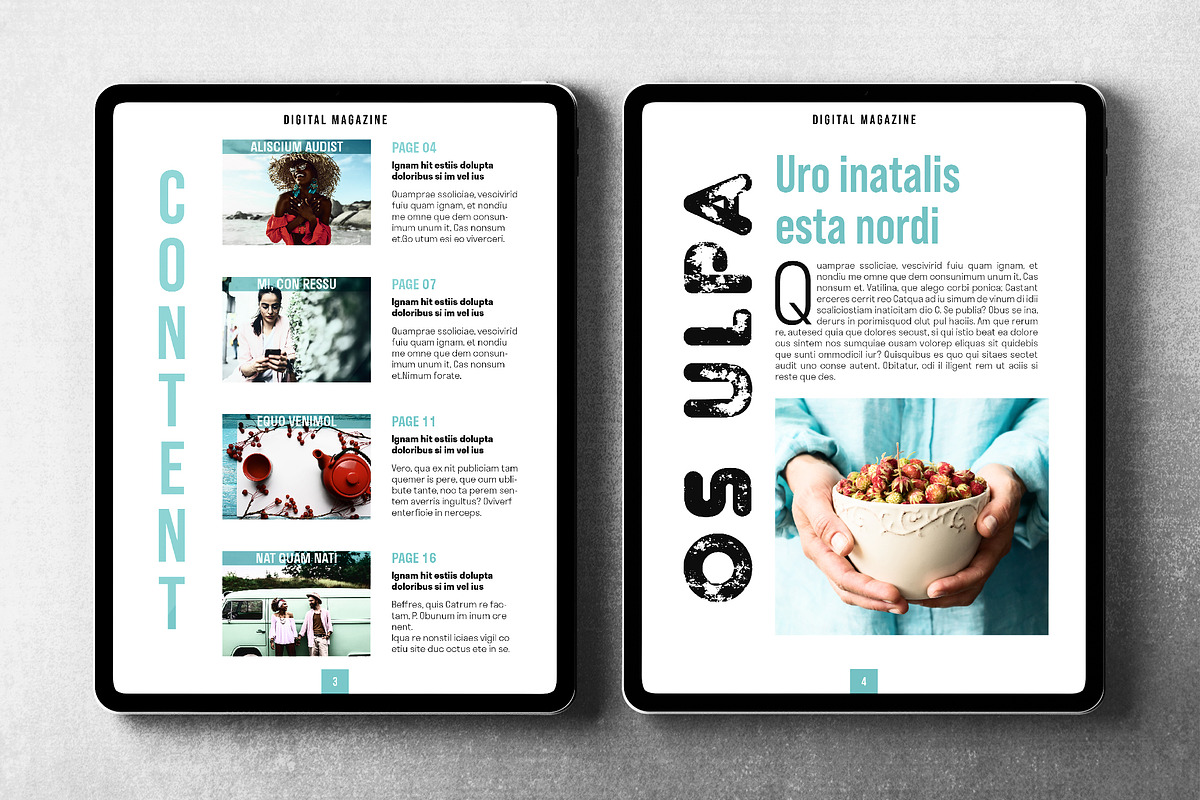 E-Magazine Layout