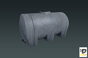 Water Tank - Big Plastic Barrel, an Object 3D Model by 3DCaster (Thumbnail 2 of 6)