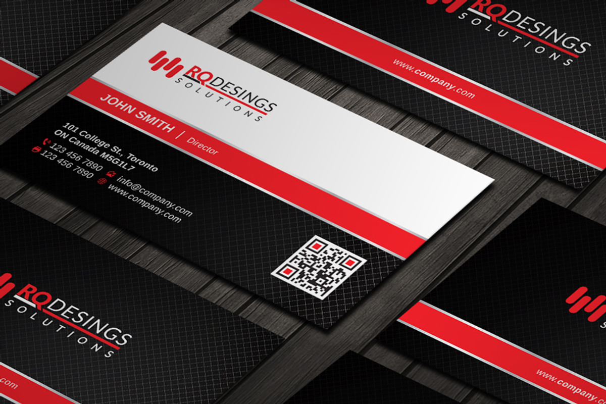 Corporate Business Card 21, a Business Card Template by RQ Designs (Photo 2 of 5)