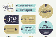 Christmas and New Year’s Gift Tags, an Object Illustration by PureSolution (Thumbnail 2 of 6)