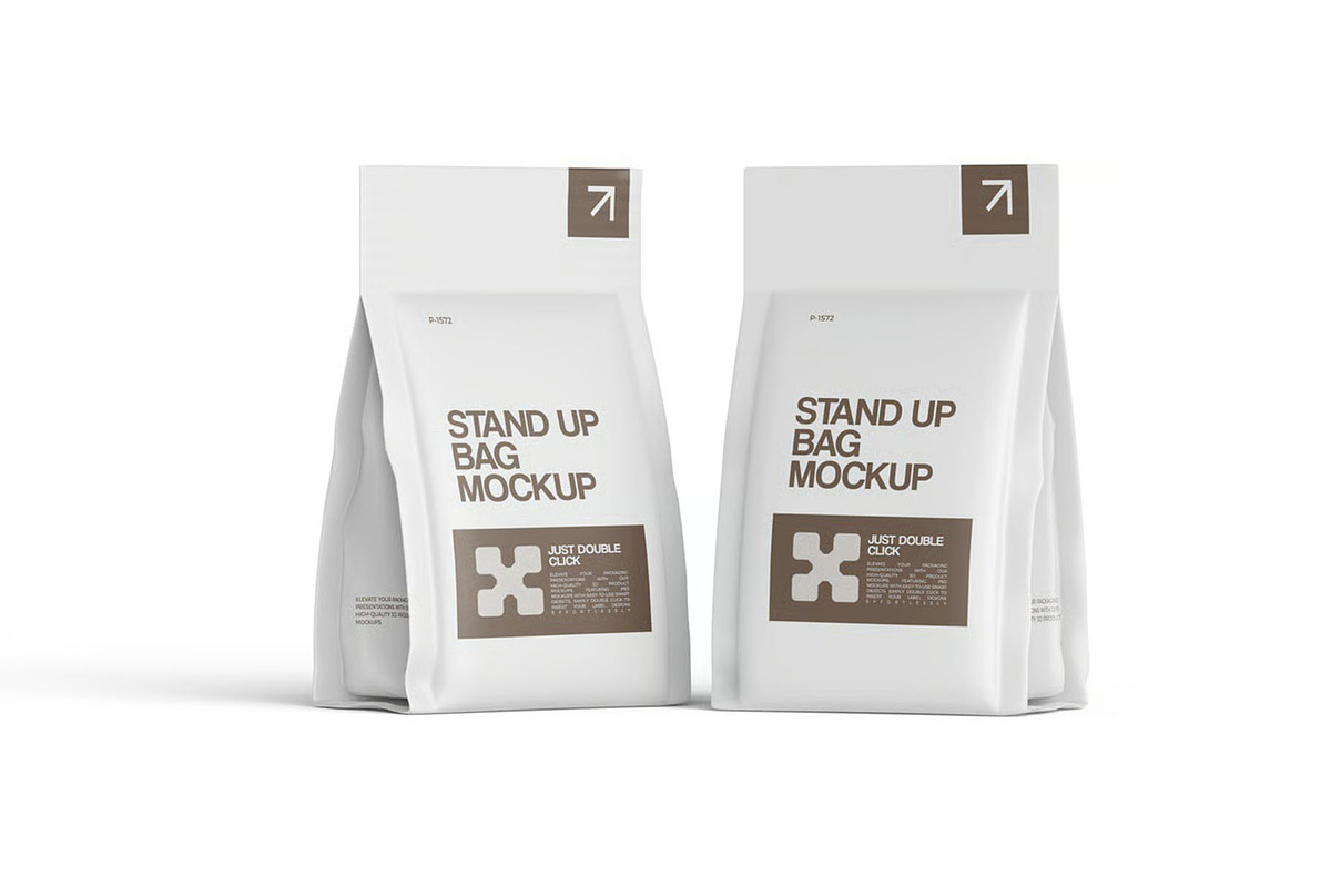 Paper Food or Cofee Pouch Bag Mockup, a Packaging Mockup by zphotographystudio (Photo 5 of 7)