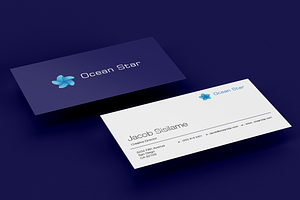 Simple Business Card For Company