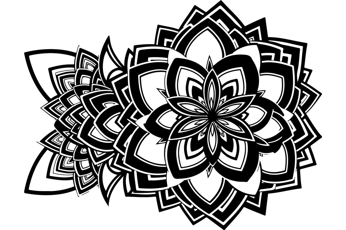 Floral Mandala Bundle, a Decorative Illustration by Designer_Momina (Photo 11 of 20)