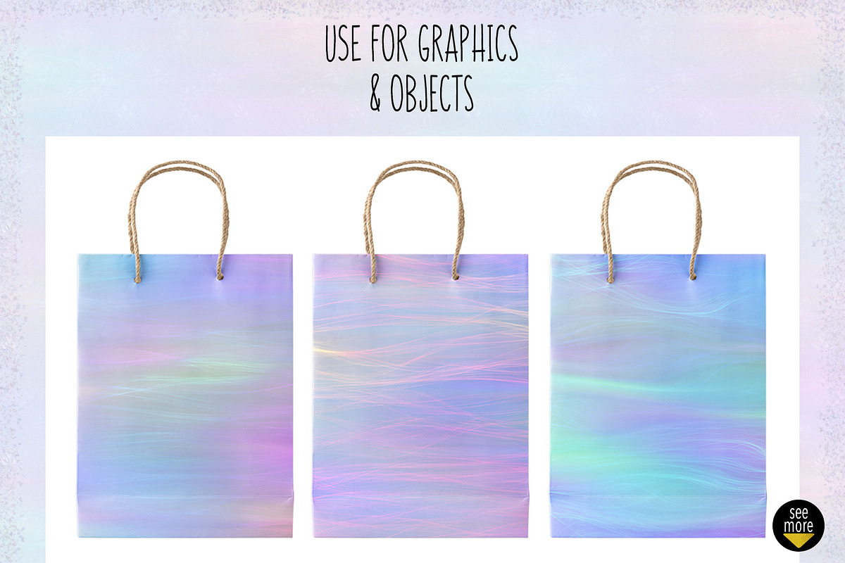 Wispy Rainbow Textures, a Texture Graphic by Julie Campbell (Photo 4 of 5)