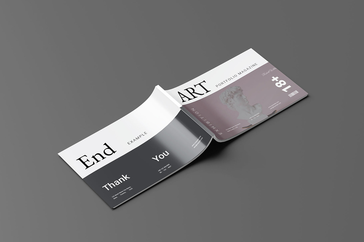 Art Exhibition Magazine Landscape, a Magazine Template by Seeing-art (Photo 9 of 10)
