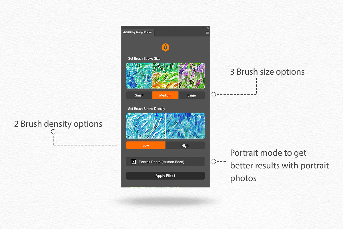 GOGH! Oil Painting UXP Plugin, a Plug-in Add-On by DesignRocket (Photo 3 of 11)