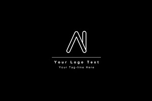 Letter Ai Or Ia Logo Design Initial