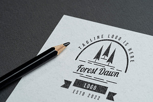 Tree Vintage Style Logo