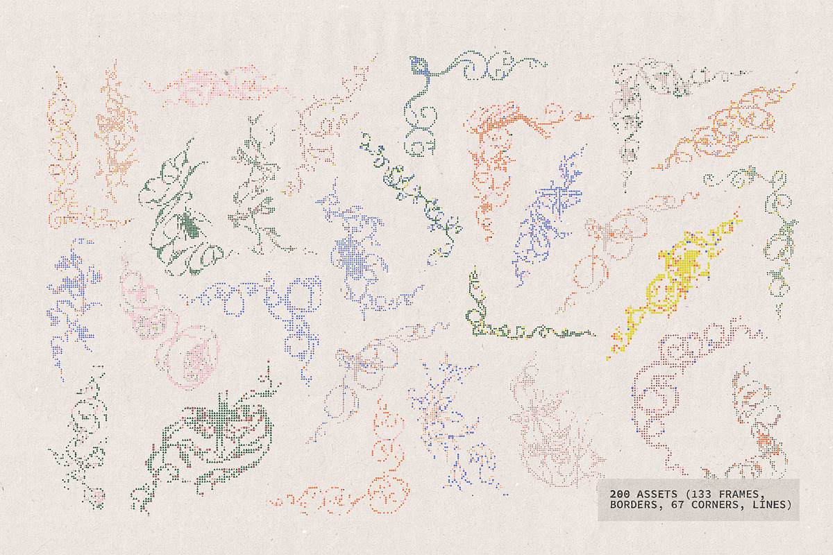 Medieval Micro-Geometry, a Background Graphic by softulka (Photo 6 of 9)