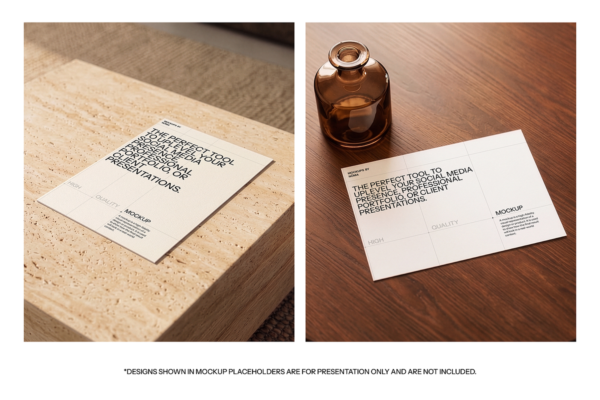 Aesthetic 5x7 Card Mockup Set, a Books & Magazine Mockup by The Noma Studio (Photo 6 of 7)