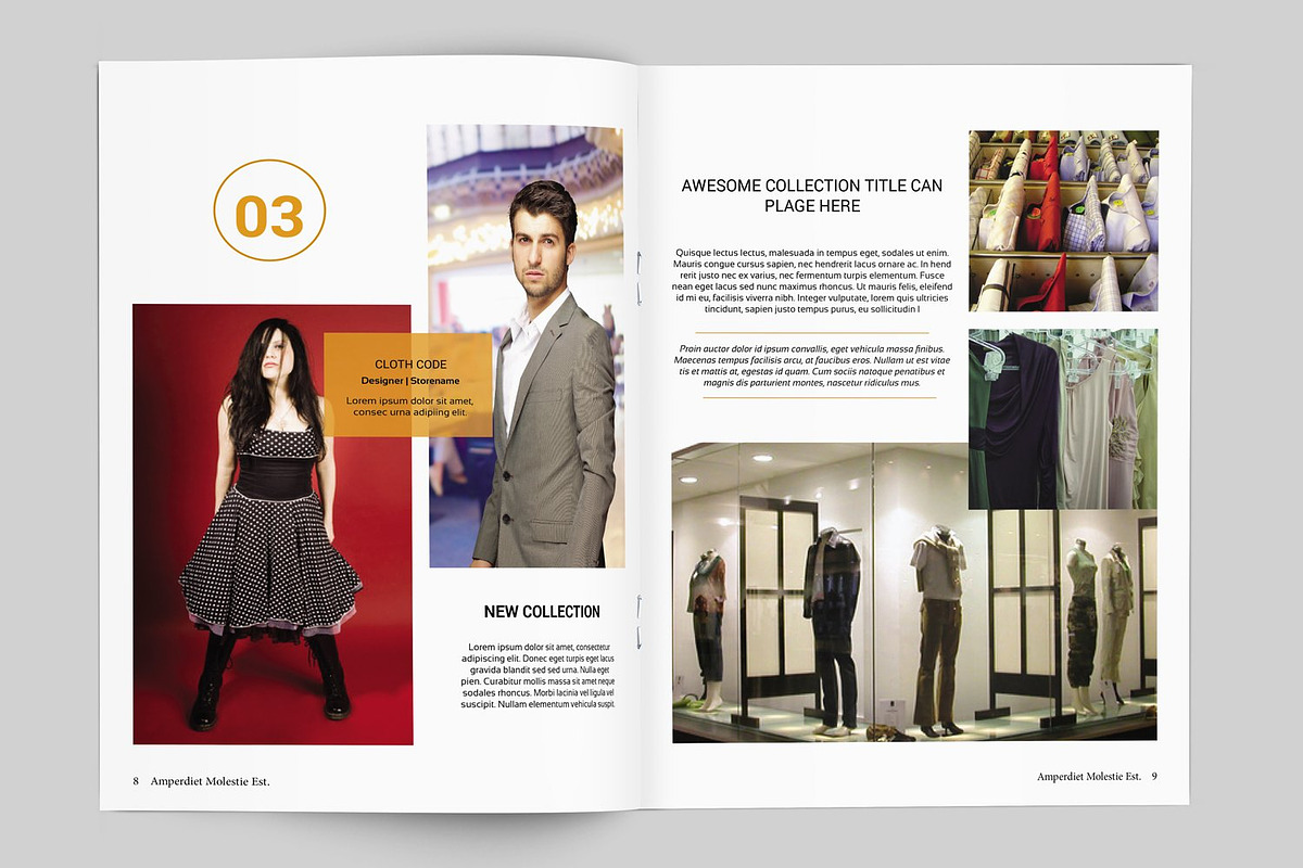 Fashion Lookbook Bundle, a Magazine Template by Template Shop (Photo 20 of 20)