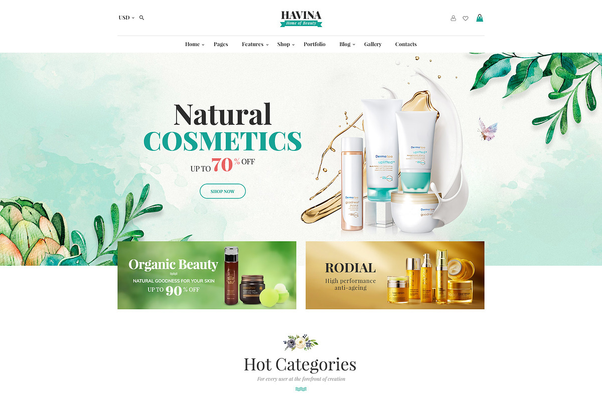 Pts Havina, a Bootstrap Template by Prestabrain (Photo 1 of 6)