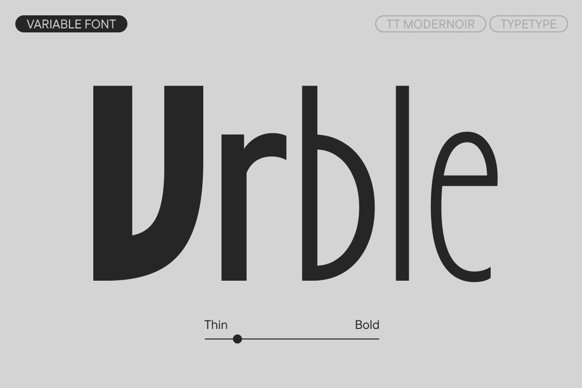TT Modernoir, a Sans Serif Font by TypeType (Photo 5 of 15)