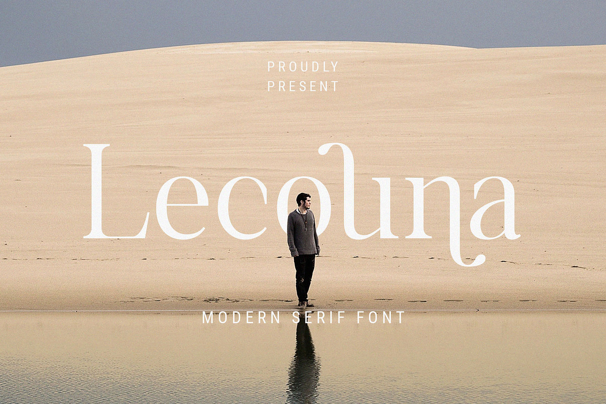 Lecouna - Modern Serif Font, a Serif Font by Jimoji (Photo 1 of 12)