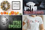6 Spooky Halloween Fonts Bundle Set, a Serif Font by Dancing with Ink (Thumbnail 7 of 13)