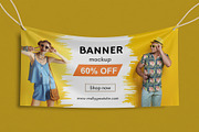Banner Mockup, a Product Mockup by Bangdastudio (Thumbnail 6 of 7)