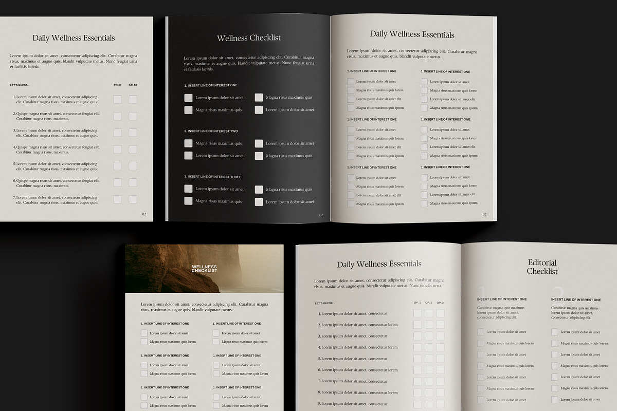 Editorial Workbook Template, a Magazine Template by Wildnun Studio (Photo 8 of 24)
