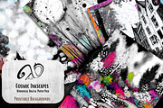 Cosmic Inkscapes: Dreamy Landscapes, a Background Graphic by NiiiNArt (Thumbnail 6 of 9)