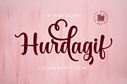 Hurdagif, a Script Font by twinstd (Thumbnail 1 of 12)