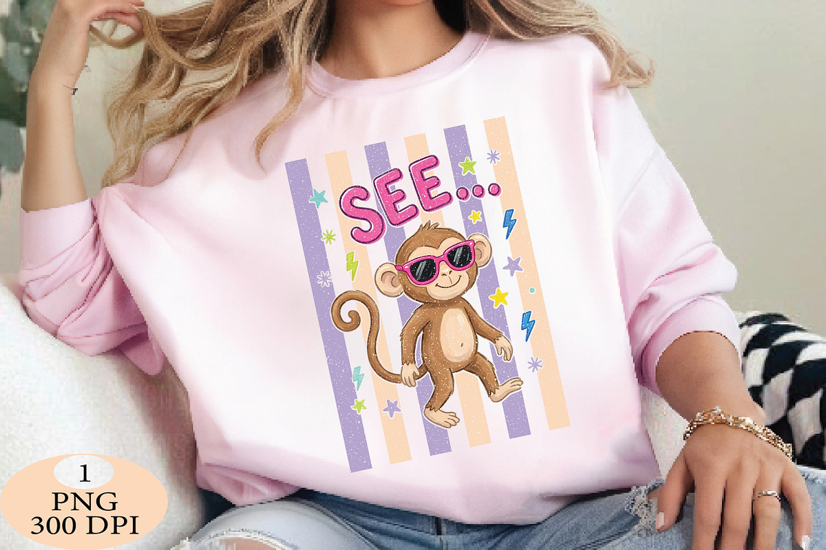 See... Monkey Summer PNG, an Illustration by Daily.Designs (Photo 3 of 6)