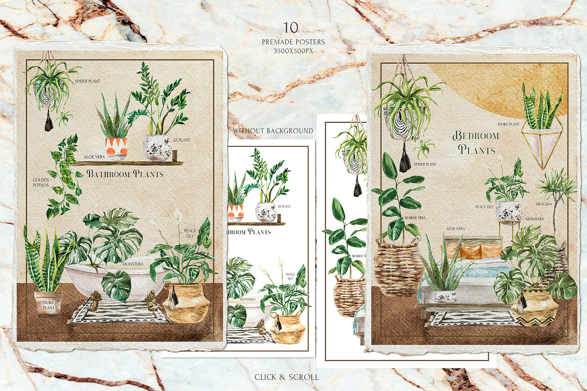 Stay Home & Love Plants Collection, a Decorative Illustration by Cat In Colour (Photo 8 of 10)