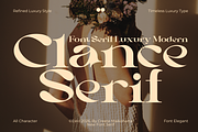 Clance – Modern Luxury Serif, a Serif Font by MaikoHatta (Thumbnail 1 of 8)